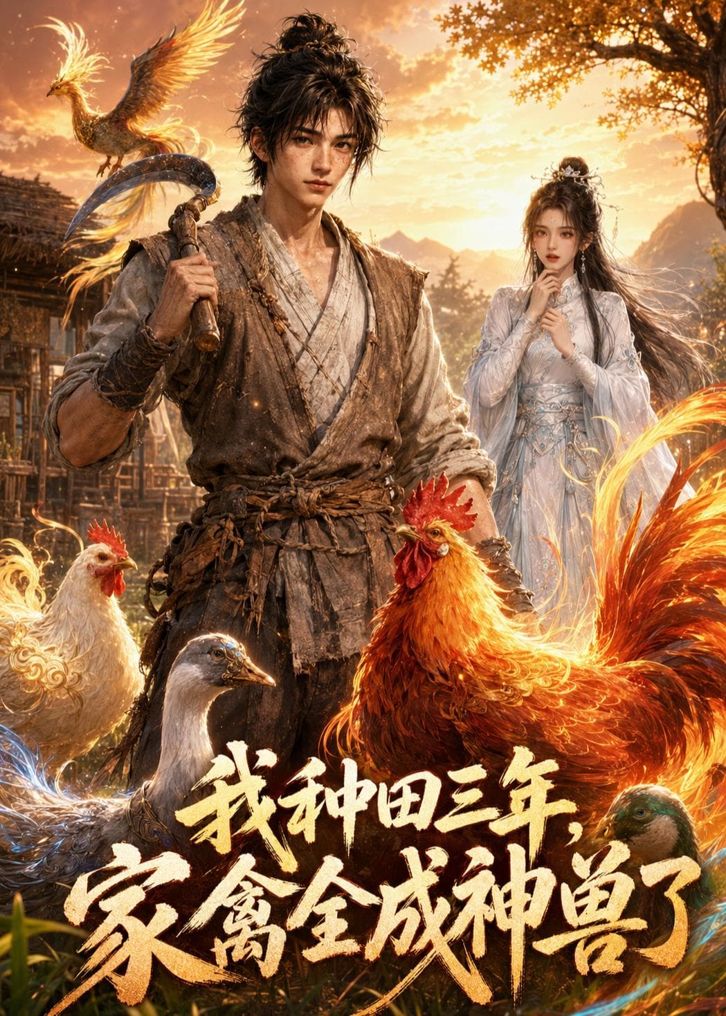 我种田三年,家禽全成神兽了