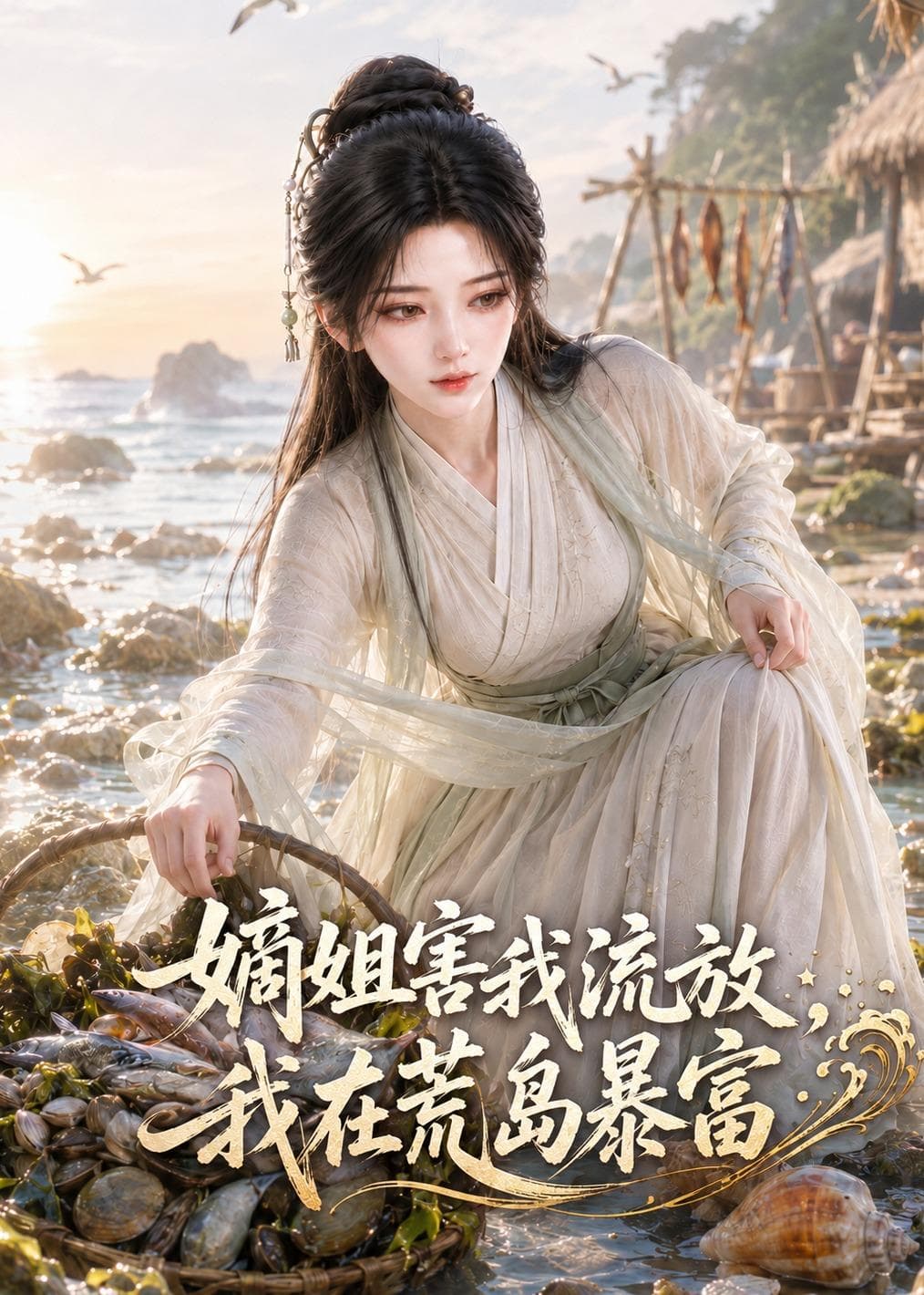 嫡姐害我流放，我在荒岛暴富-剧集封面