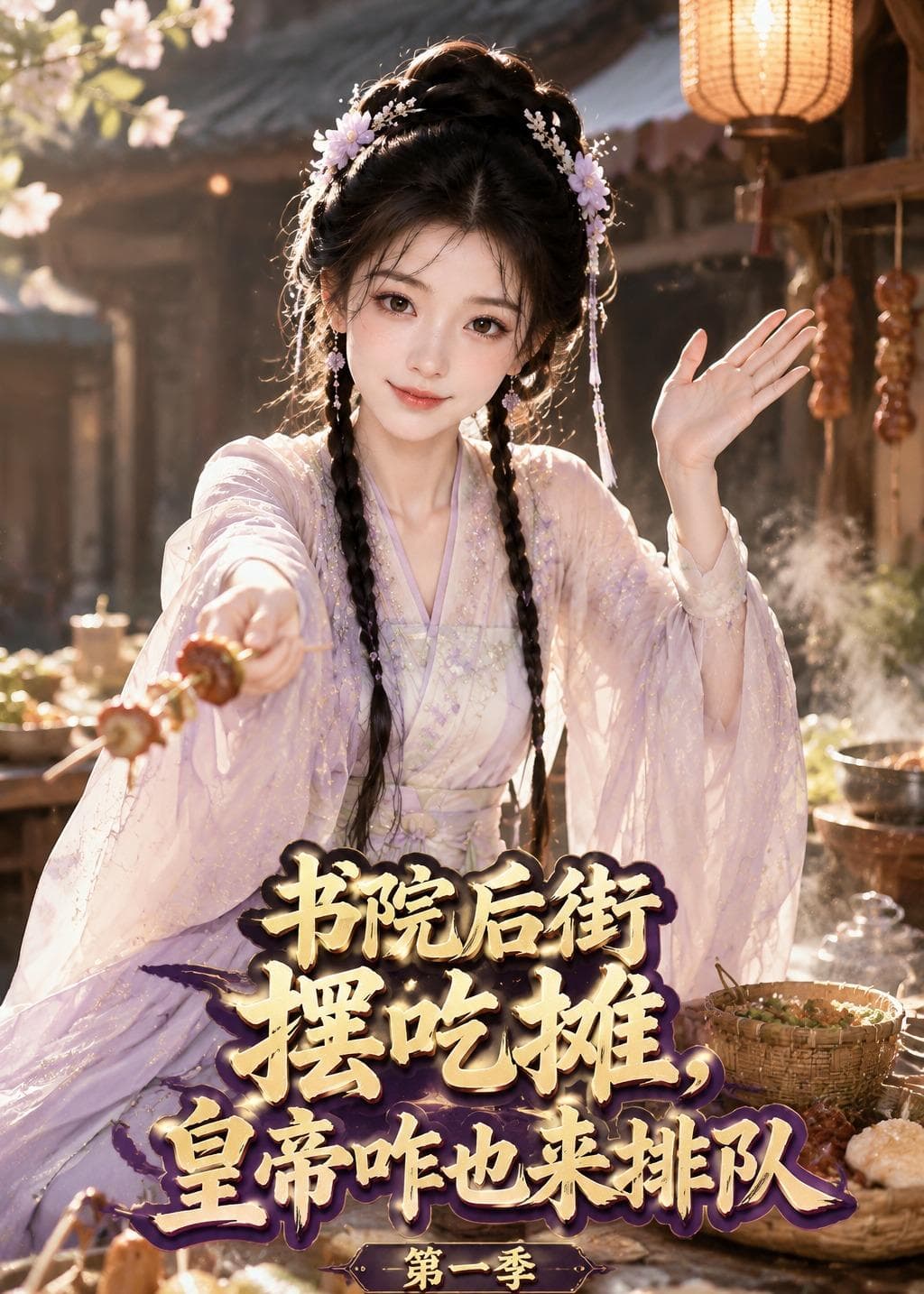 书院后街摆吃摊,皇帝咋也来排队第一季