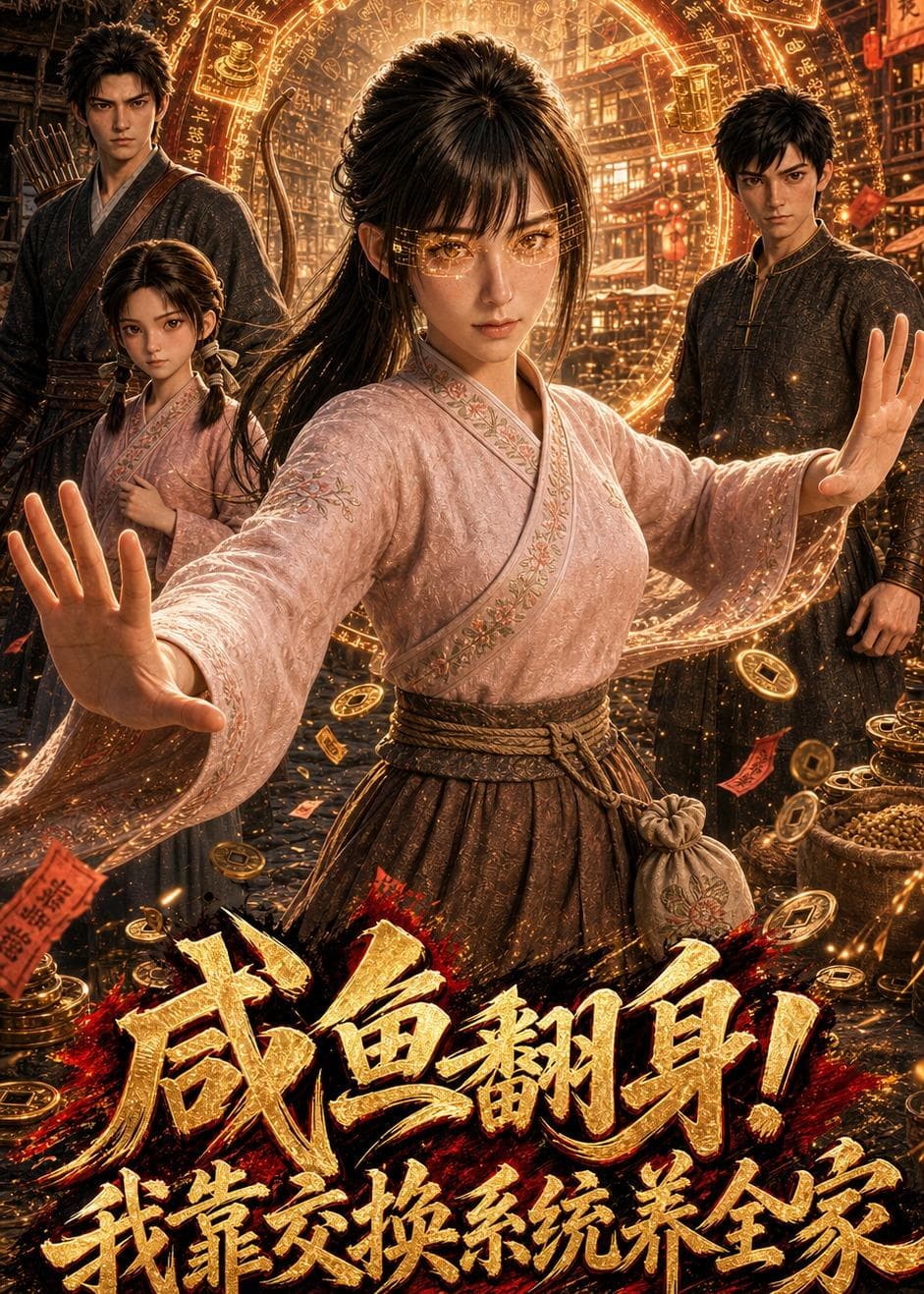 咸鱼翻身!我靠交换系统养全家-剧集封面