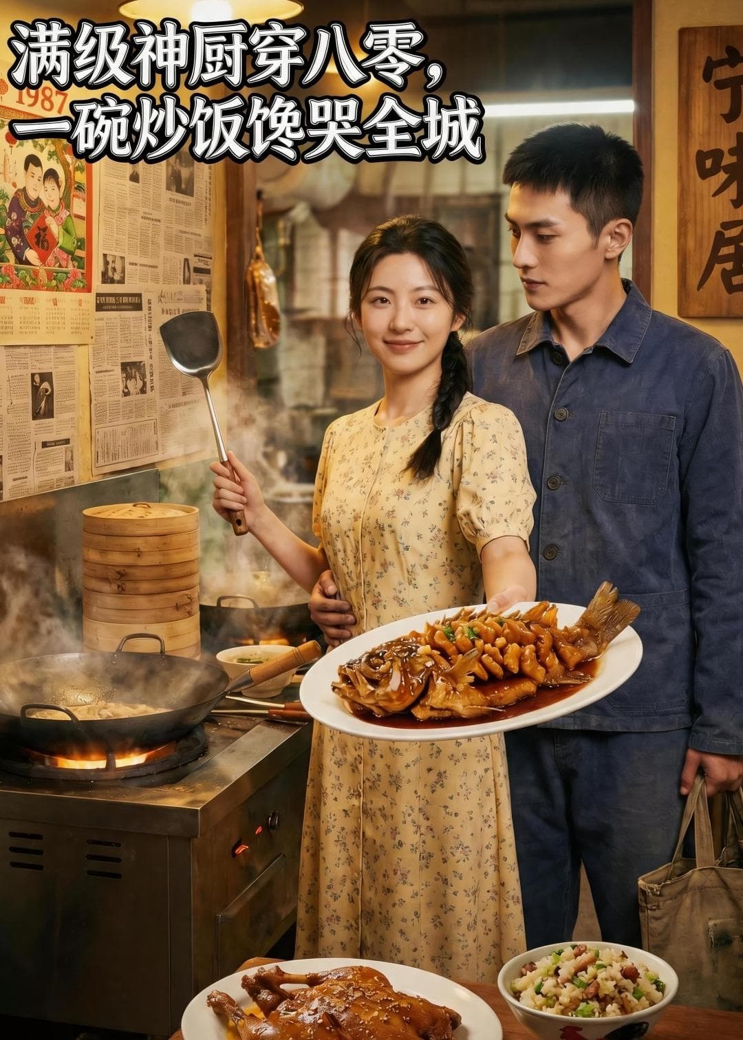 满级神厨穿八零,一碗炒饭馋哭全城-剧集封面