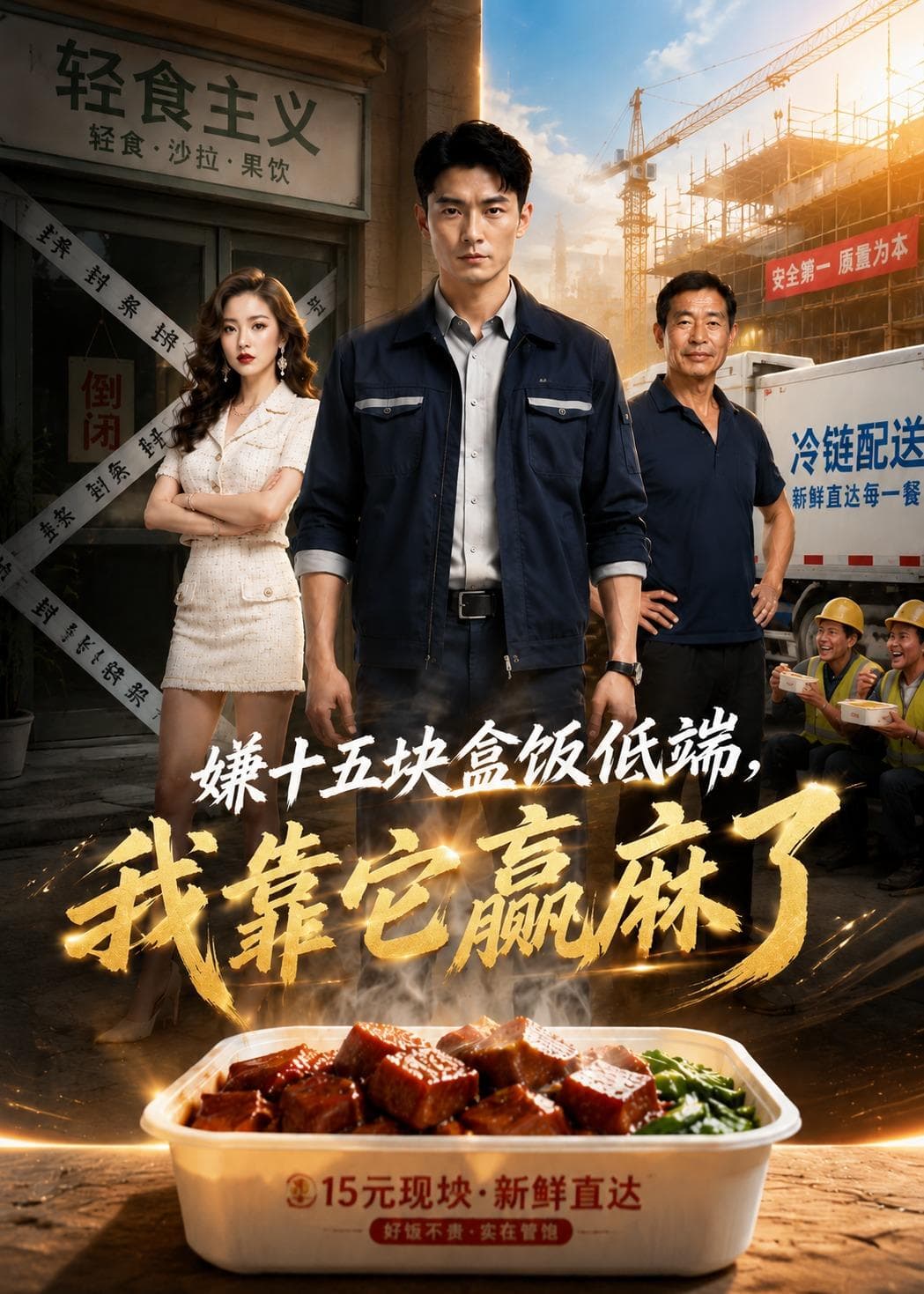 嫌十五块盒饭低端,我靠它赢麻了-剧集封面